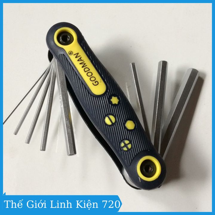 Bộ lục lăng Goodman gập 8 chi tiết USA