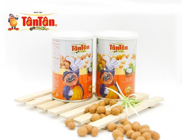 Đậu phộng nước cốt dừa Tân Tân lon 135g