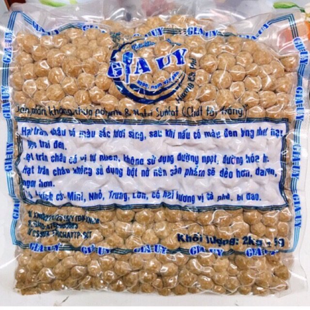 2KG TRÂN CHÂU ĐEN GIA UY