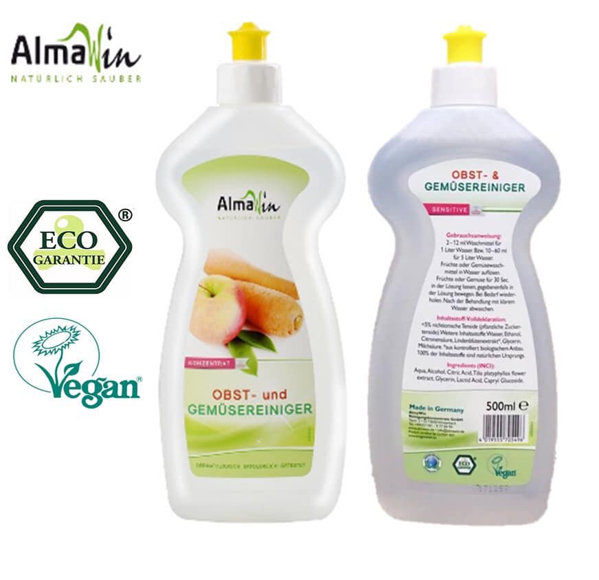 HCMNước rửa rau củ quả hữu cơ Almawin 500ml