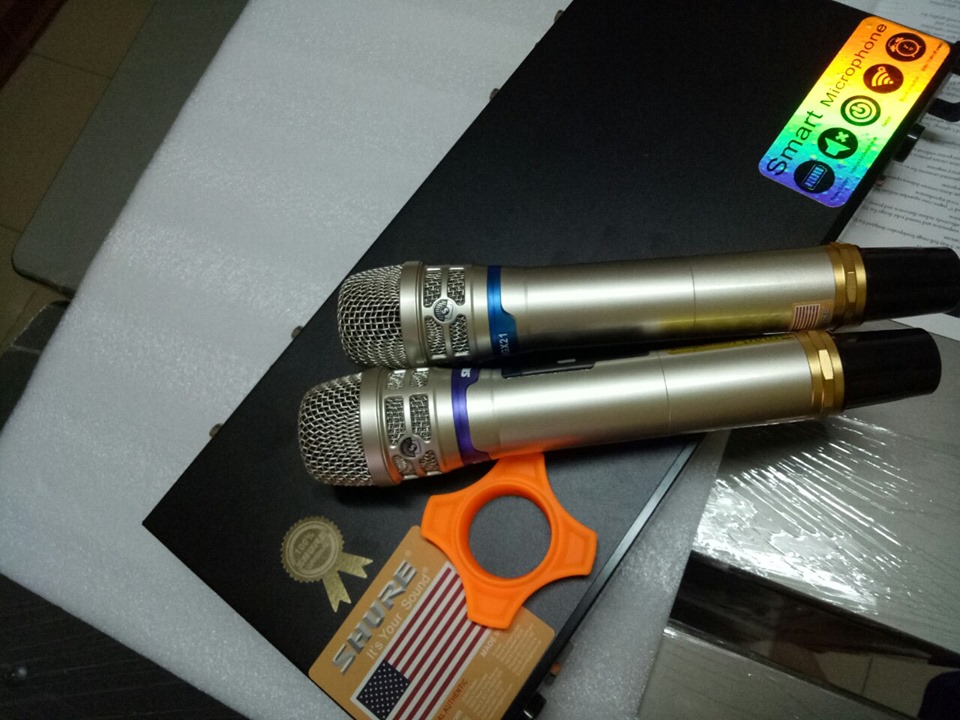 Bộ 02 Micro không dây cao cấp SHURE UGS M9 - 4 Antenna