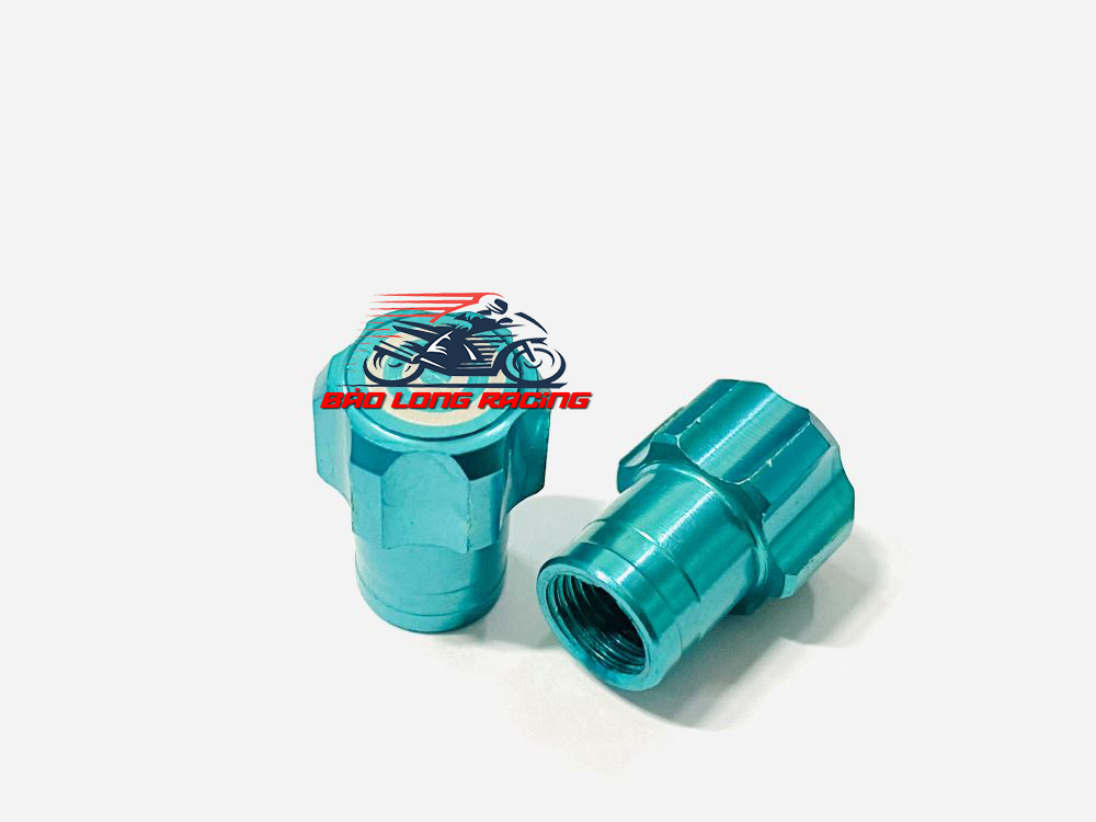 Van Vòi nhôm CNC kiểu Bembo gắn xe máy...màu Xanh Lục Bảo