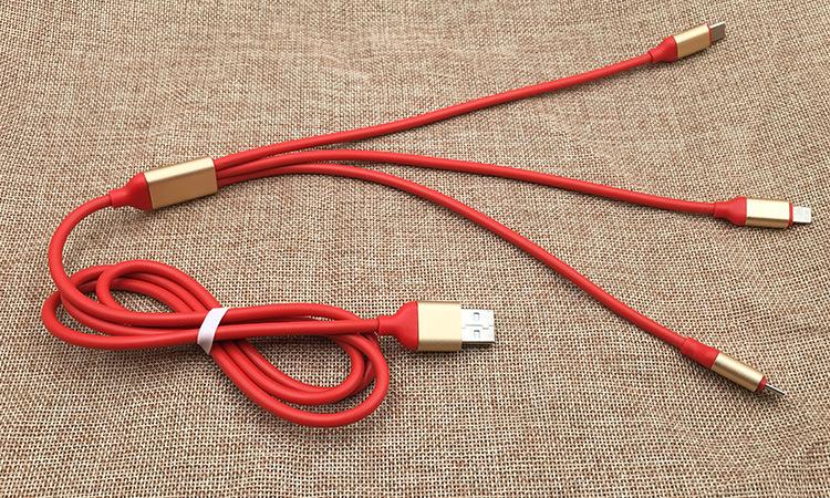 Cáp sạc 3 đầu (Micro,TypeC,Iphone)