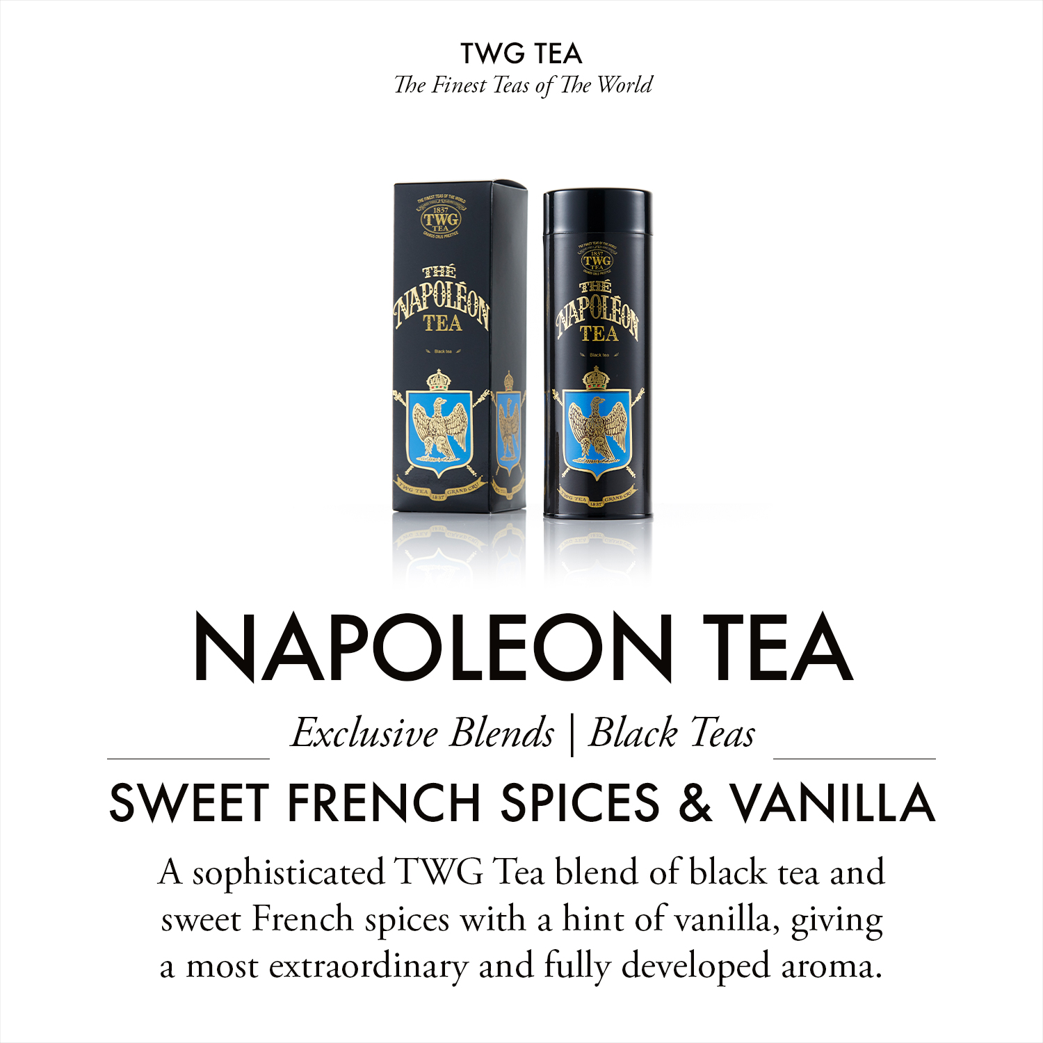 Trà TWG Tea - Napoleon Tea (20g/100g) | Trà Đen