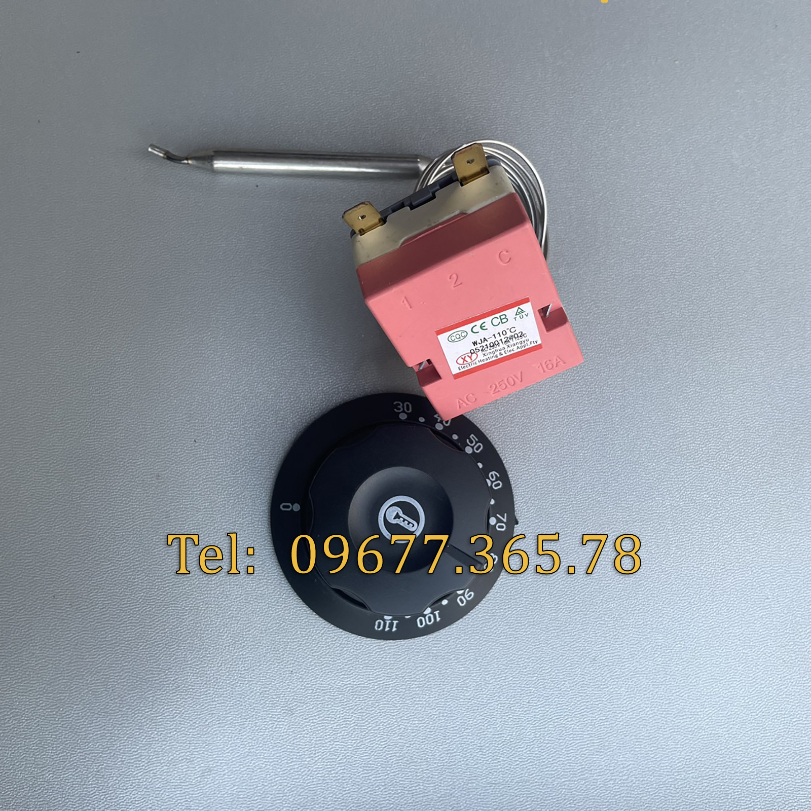 Rơ le điều chỉnh nhiệt độ 30-110 độ c. chỉnh nhiệt teteng