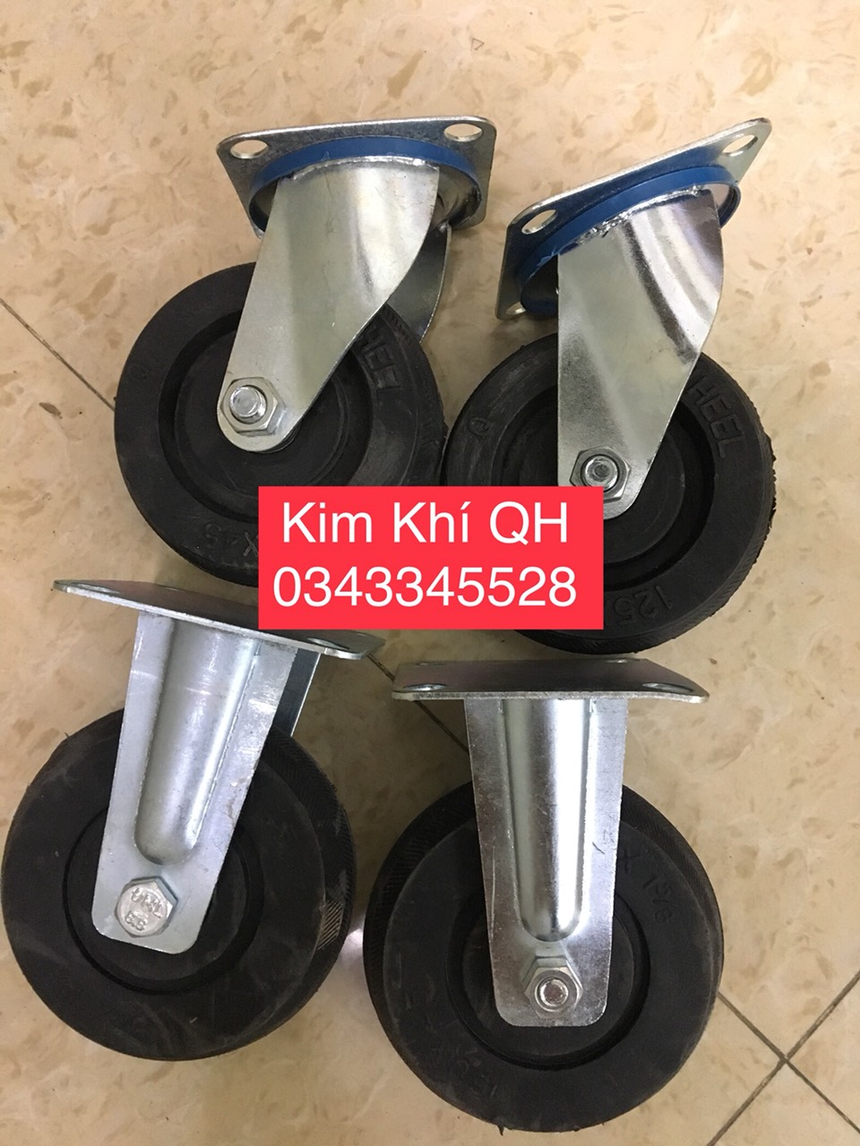 Bánh xe đẩy giàn giáo các kích thước ( giá 1 cái)