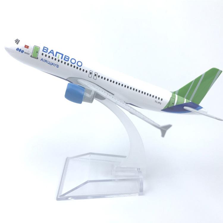 Mô hình máy bay Bamboo Airways 16cm