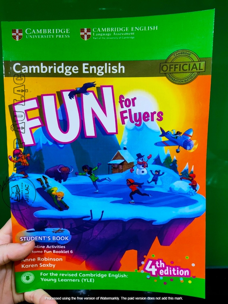Fun for Starters, Movers, Flyers - Giấy bóng - Tặng kèm file nghe Mp3 (full bộ bản đẹp)