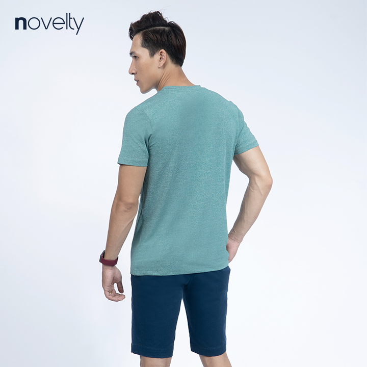 Áo thun nam Novelty cổ tròn 190166N