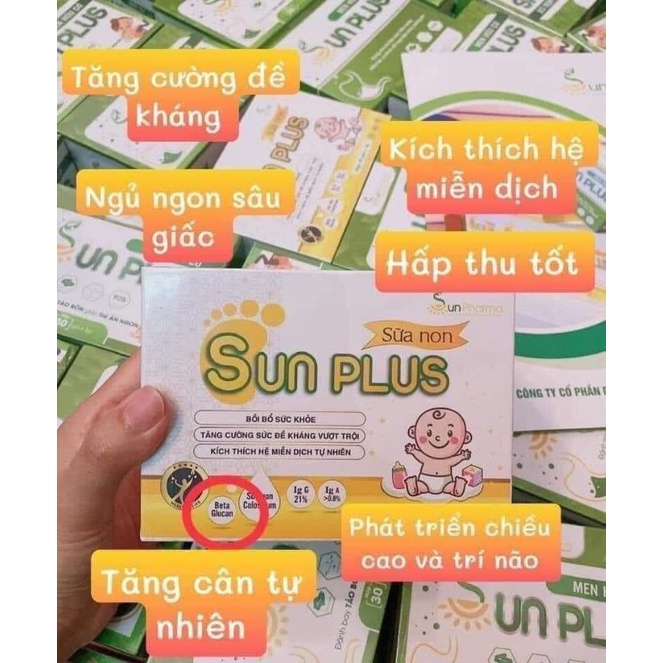 combo men - sữa Sunplus