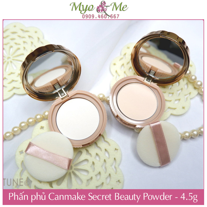 Phấn phủ dưỡng da Canmake Secret Beauty Powder 4.5g