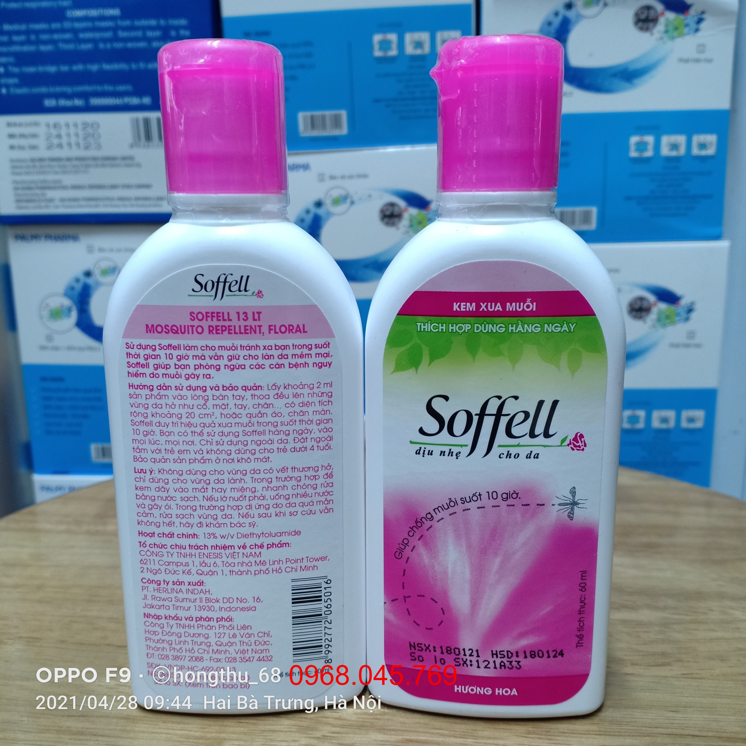 Kem chống muỗi Soffell (60ml)