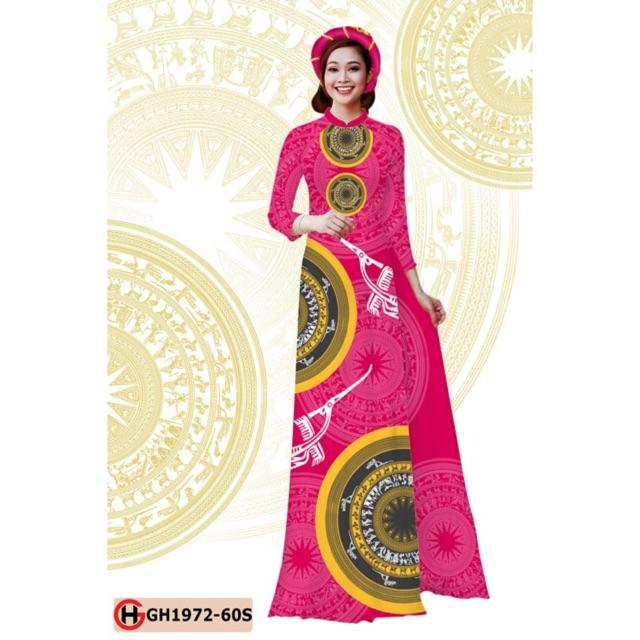 [HCM]Vải áo dài Trống Đồng