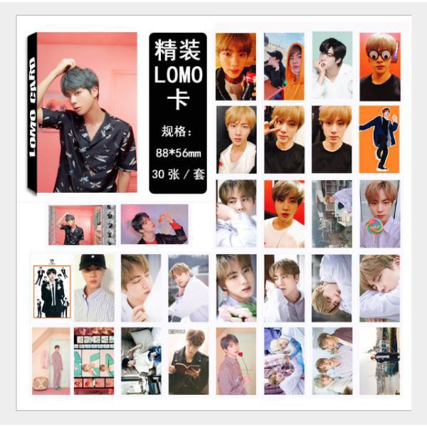 Lomo Card BTS Lomo Card Jin Mới 2019