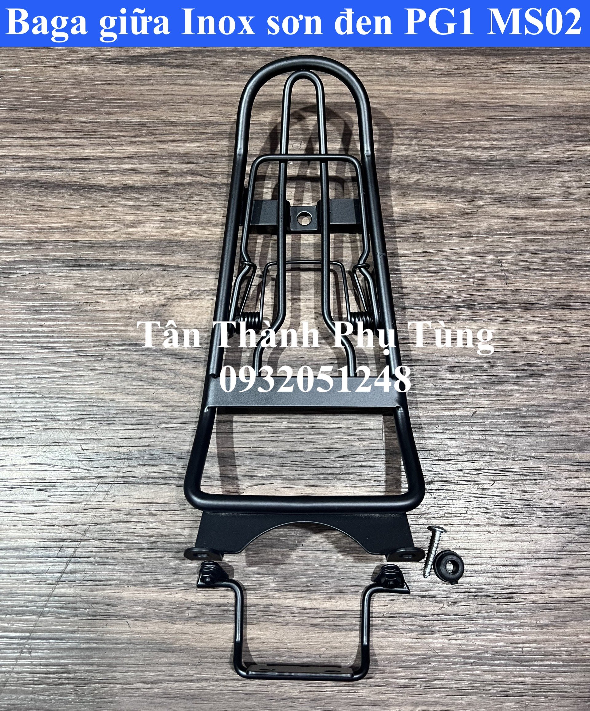 Baga giữa pg1,pg-1 10li kèm ốc và cao su