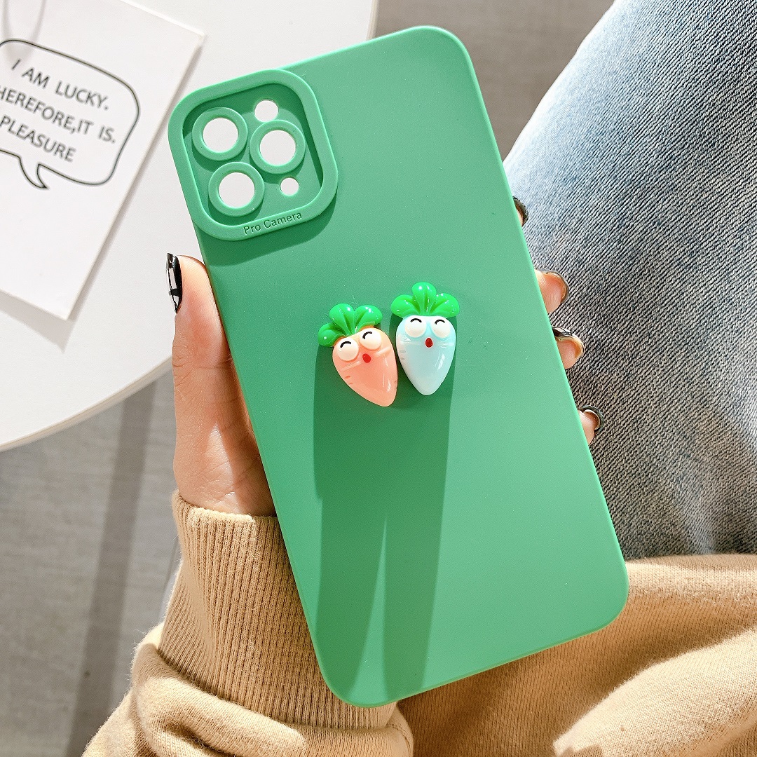 Ốp Lưng Basic Camera Nổi - Mẫu Carrot Nổi