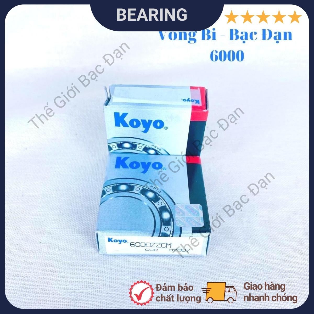Vòng bi bạc đạn 6000 ZZCM KOYO -Thế Giới Bạc Đạn