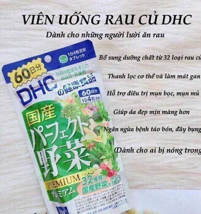 Viên rau củ DHC 30 ngày