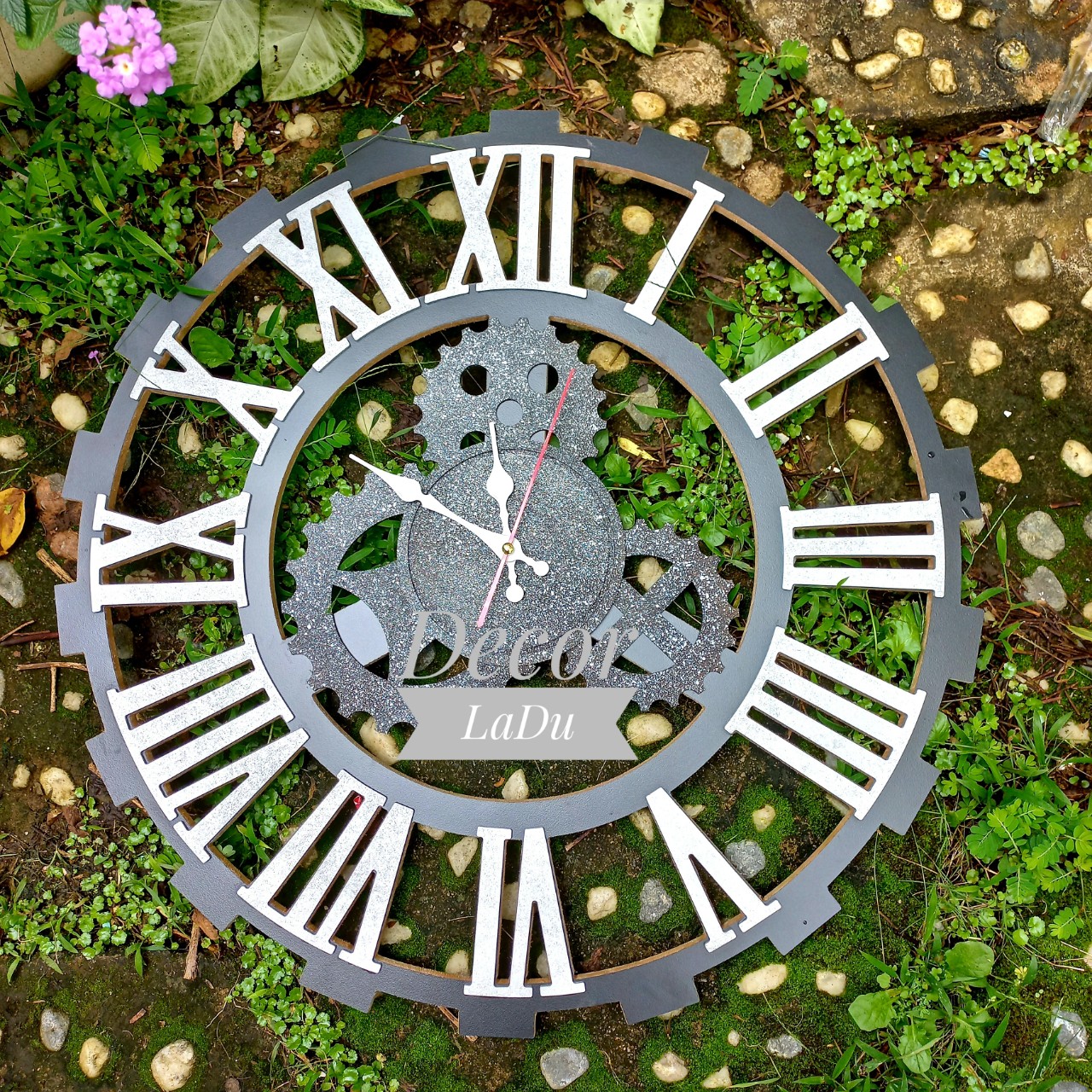 Wooden wall clock