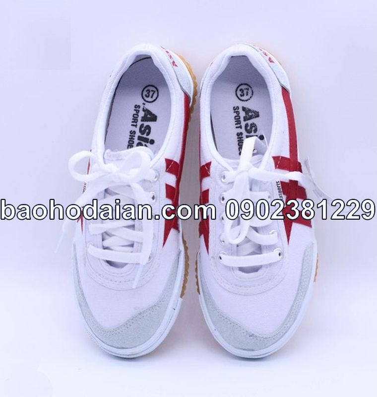 Giày bata thể thao vải Asia loại cột dây