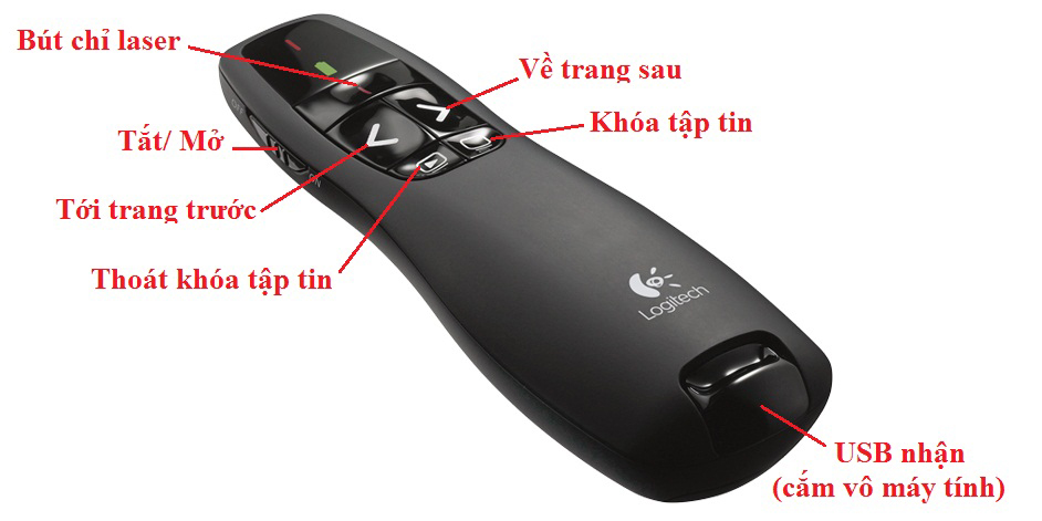 [HCM]Bút Trình Chiếu Logitech R400 Chính Hãng
