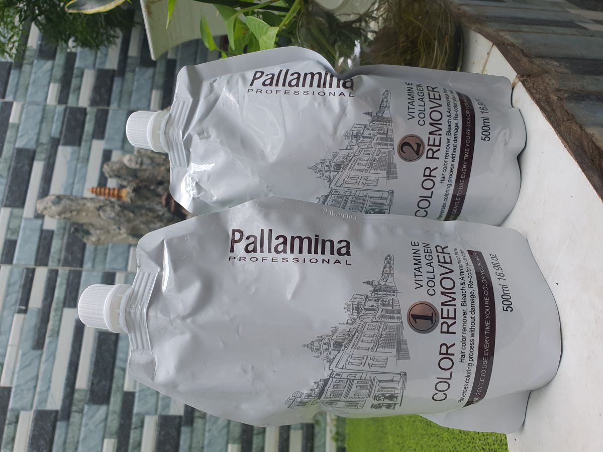 CẶP KEM LẤY HẠT MÀU: ĐEN, ĐỎ Pallamina COLOR REMOVE 500x2