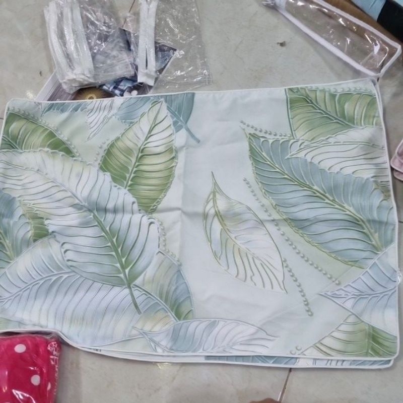 Vỏ gối nằm/ gối ôm Tencel lụa có viền gân, được lựa mẫu