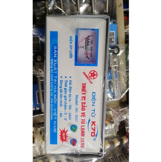 Bộ thiết bị bảo vệ điện và tủ lạnh điện 220v