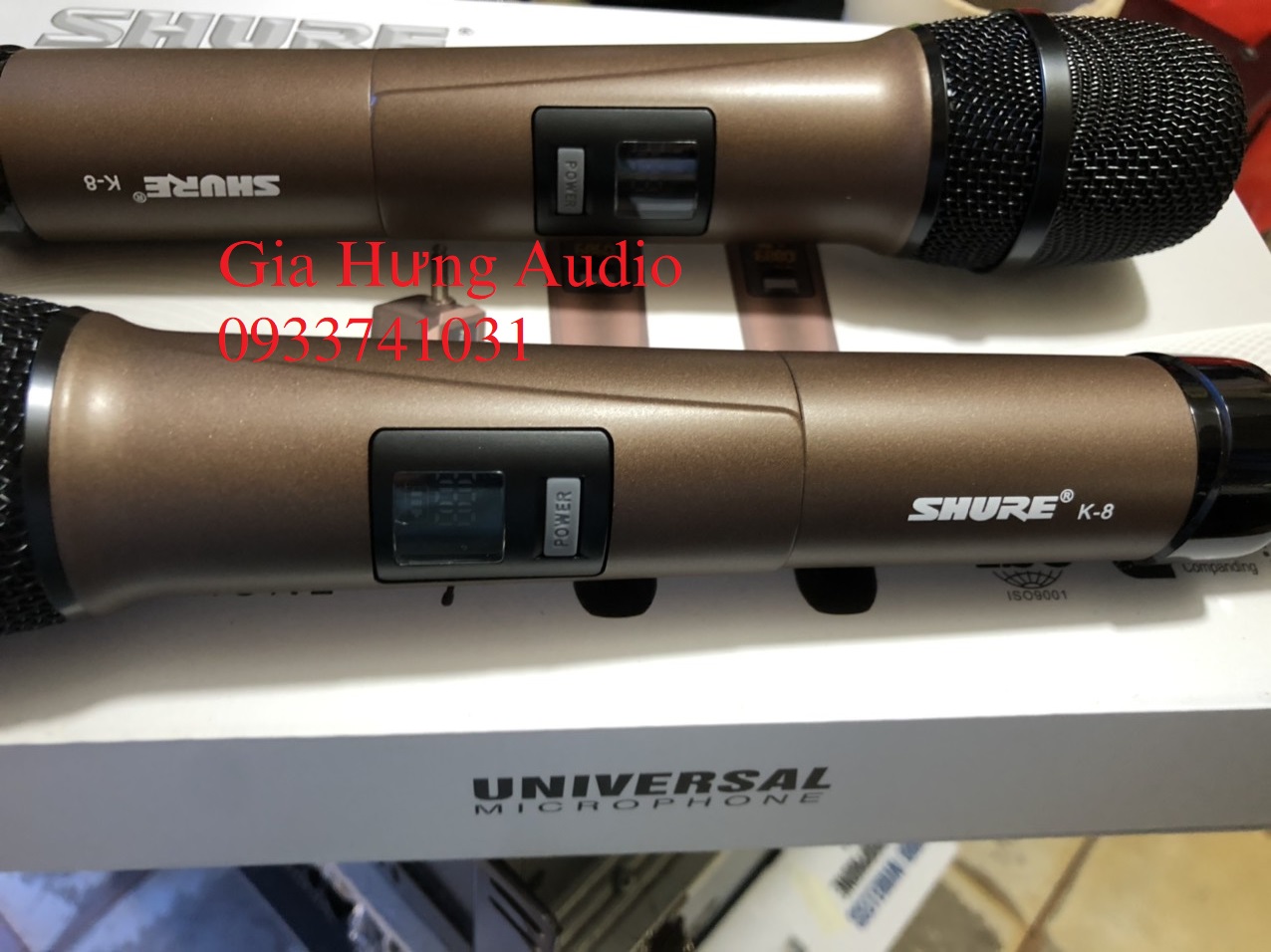 [HCM]Micro không dây, Micro Karaoke Shure K8, hát mượt mà siêu nhẹ