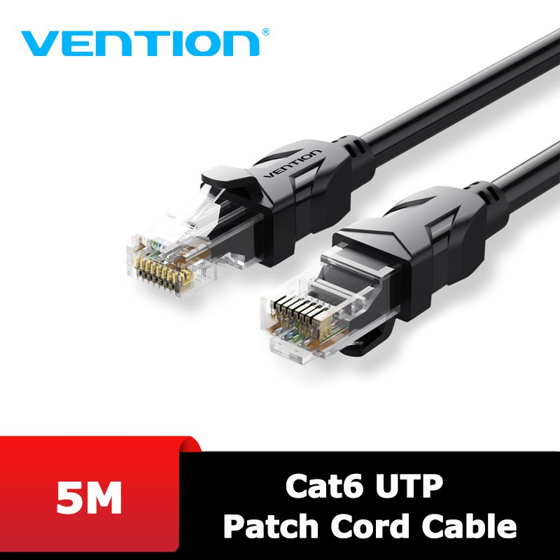 Lan cable - dây cáp mạng cat6 rj45 gigabit tốc độ cao vention, dài 1.5m-10m ibbb - ben