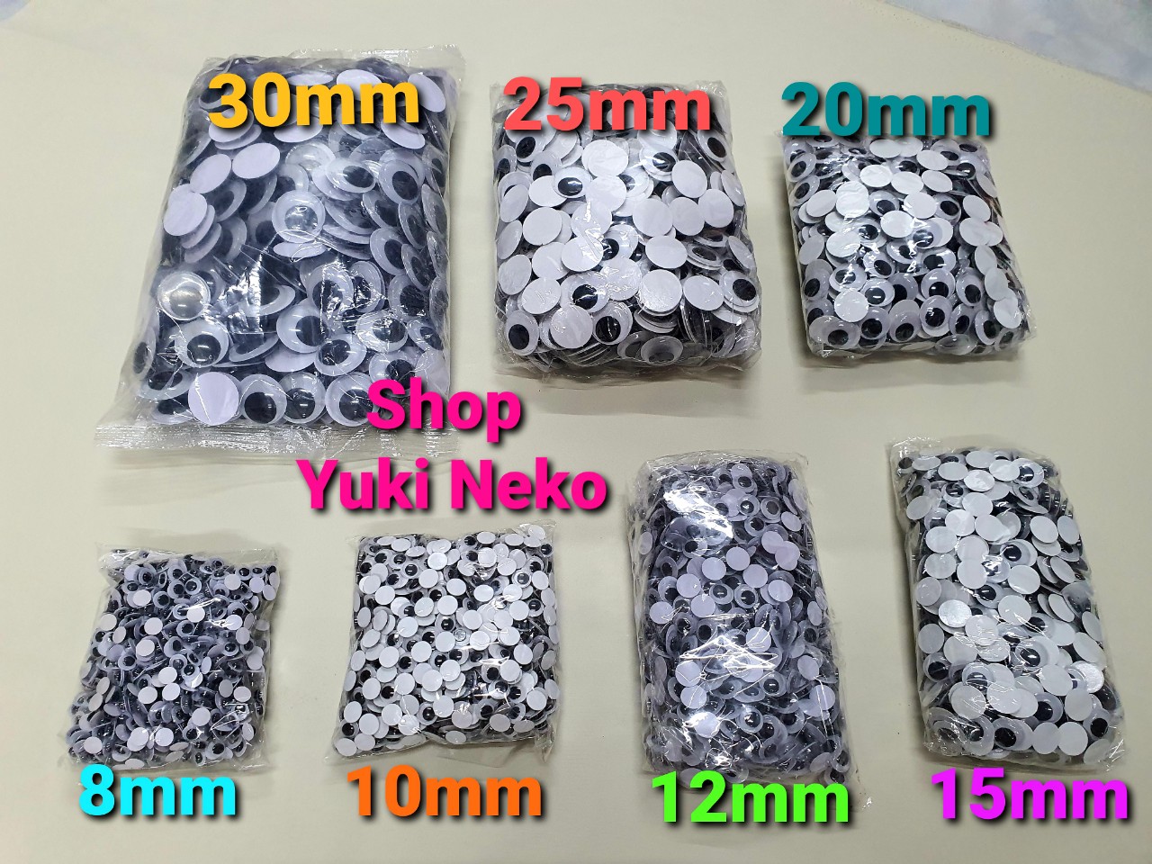 [HCM]MẮT THÚ - MẮT LIẾC LÀM HANDMADE [5K/pcs]