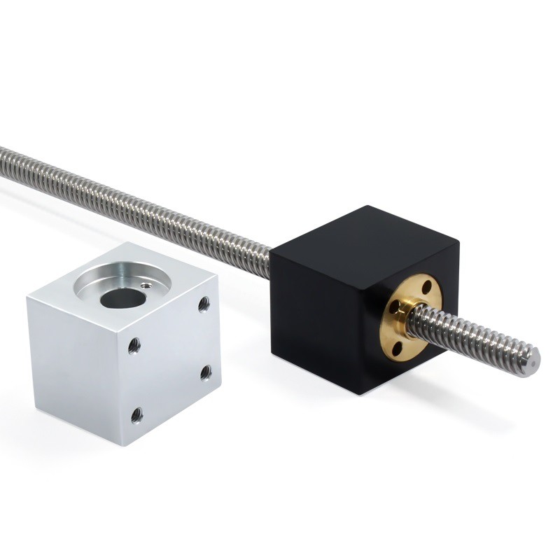 Gối đỡ đai ốc vitme T8 gắn đai ốc âm