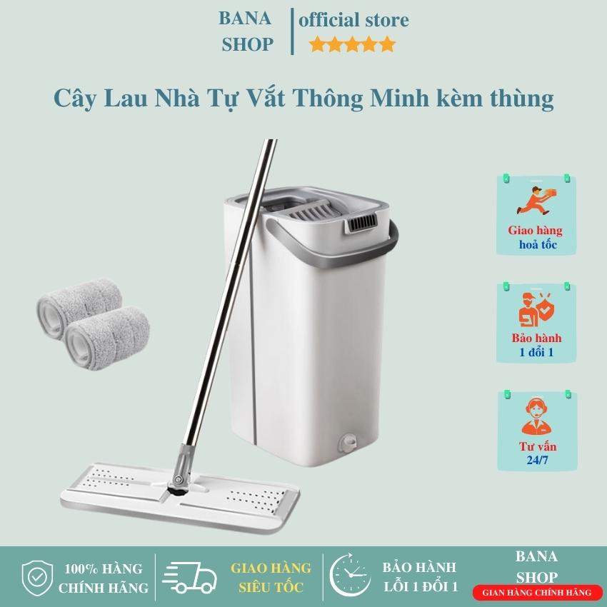 Cây lau nhà tự vắt thông minh mopscratch chổi lau nhà tự vắt thông minh bộ lau nhà 360 độ cao cấp tặng kèm bông lau