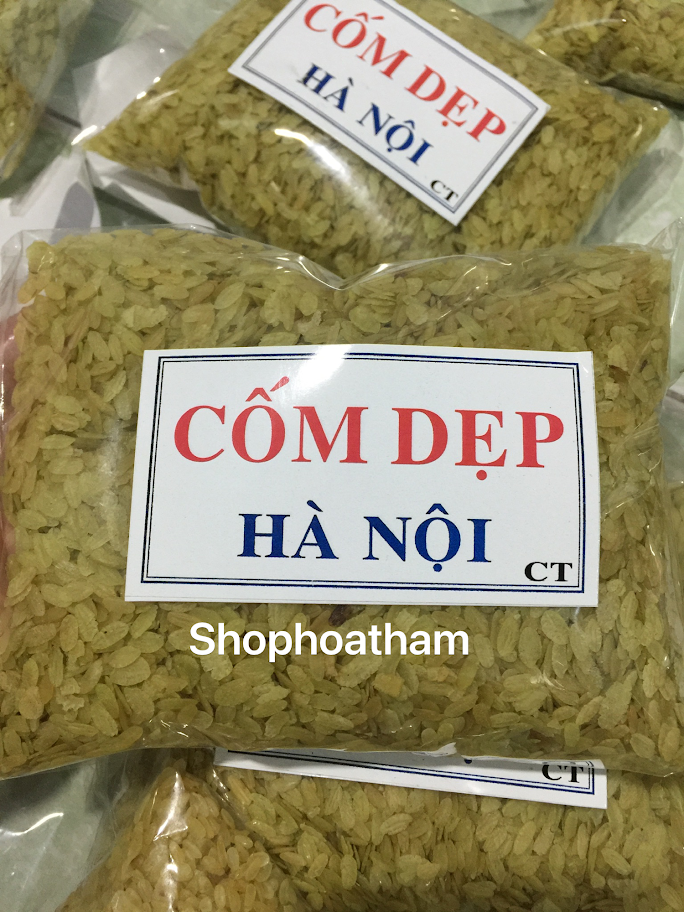 [hcm] 500gr Cốm dẹp xanh Hà Nội