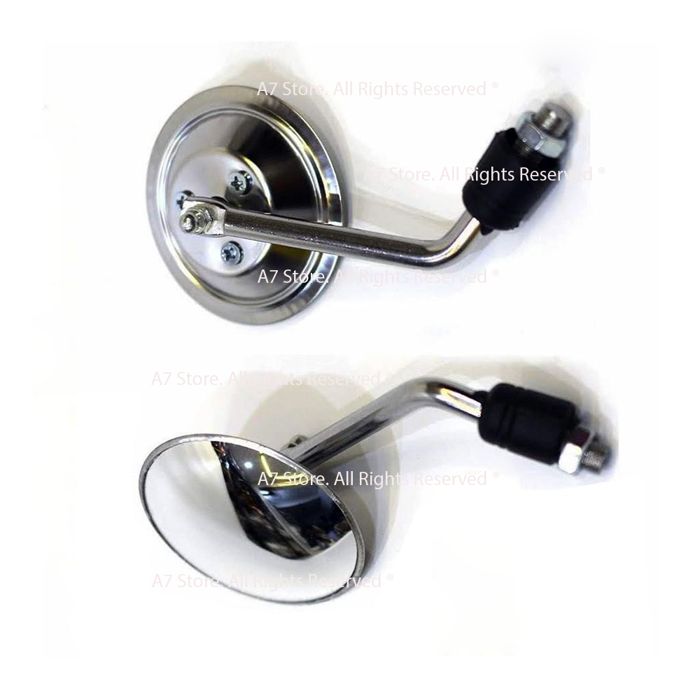 Kính Chiếu Hậu TRÒN CẦU LỒI MINI Inox