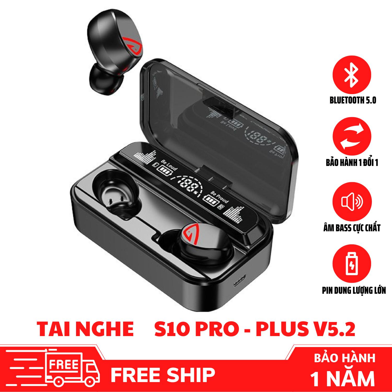 Tai nghe Bluetooth S10 Pro Kiêm Sạc dự phòng