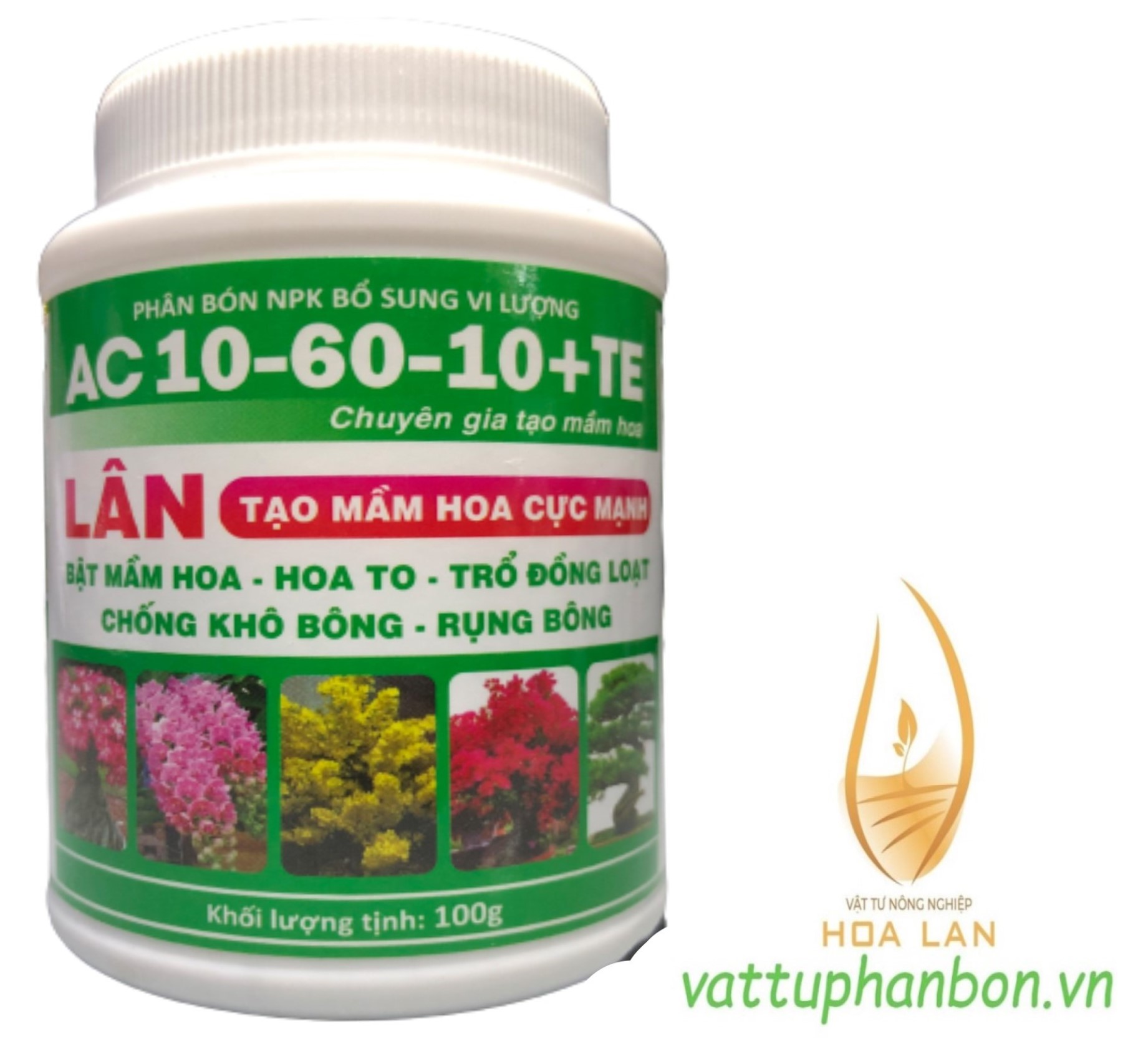 Phân bón siêu lân ac 10-60-10 + te - #021a# 100g
