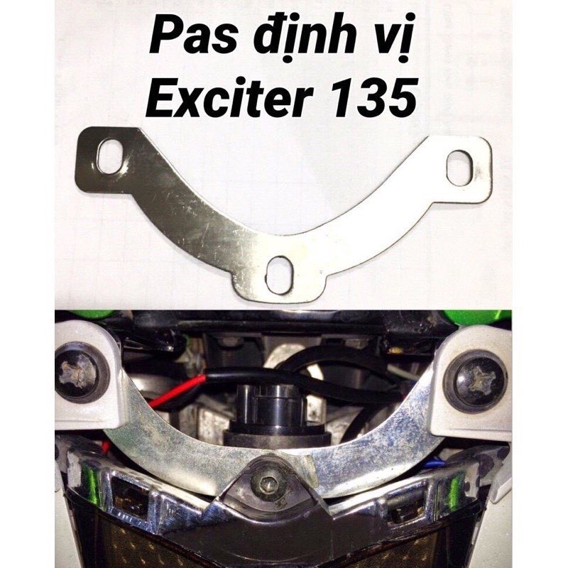 Pat chống rung cố định đèn sau exciter 135