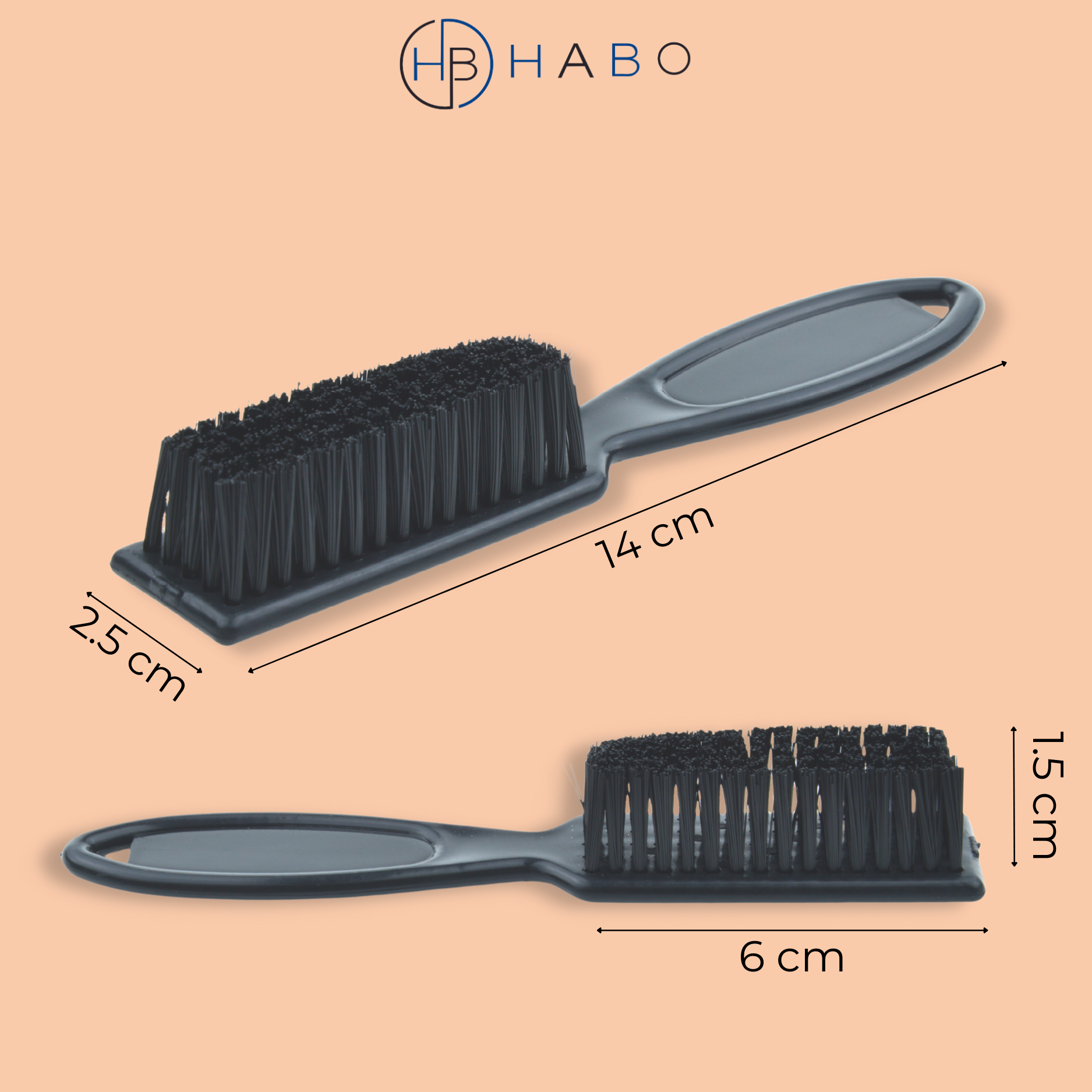 Lược phủi tóc, cọ phủi tóc, chổi phủi tóc chuyên Fade cho thợ tóc, barber shop