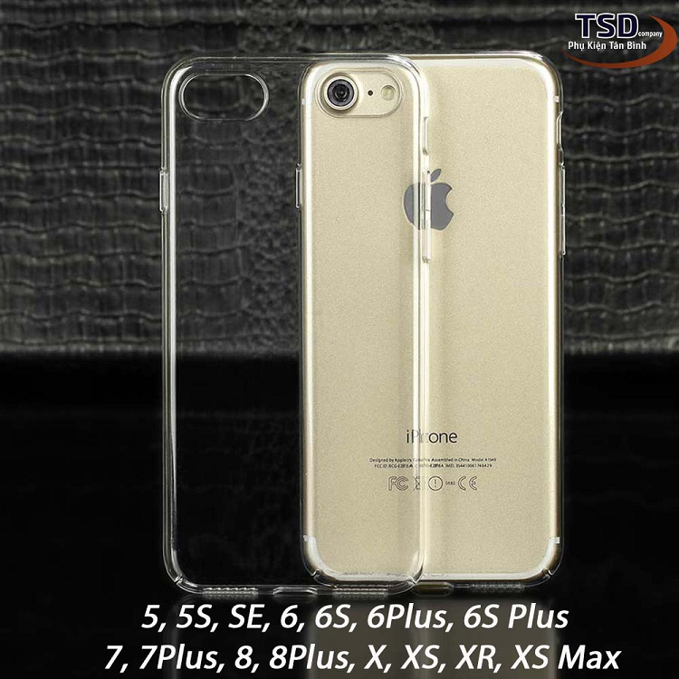 Ốp iPhone Silicon Trong Suốt