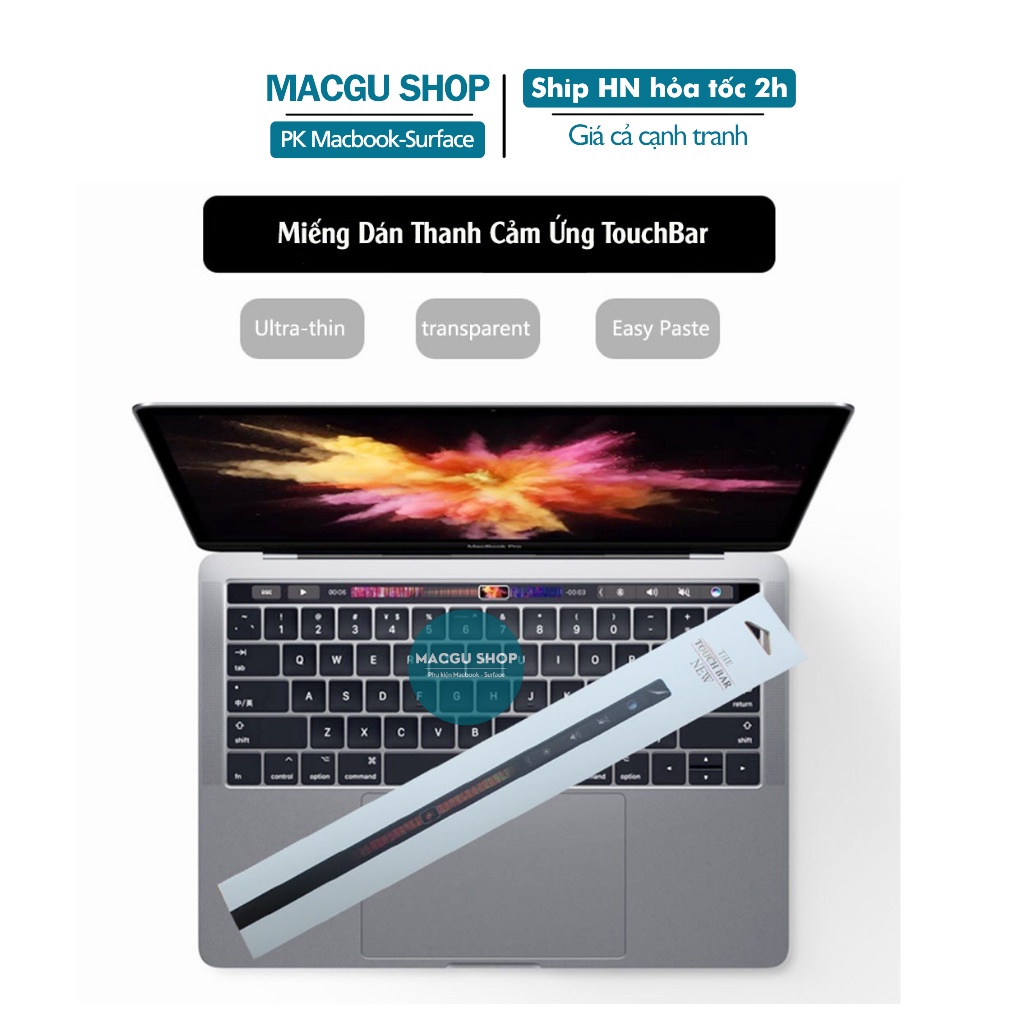Miếng Dán Thanh Cảm Ứng Touchbar Macbook