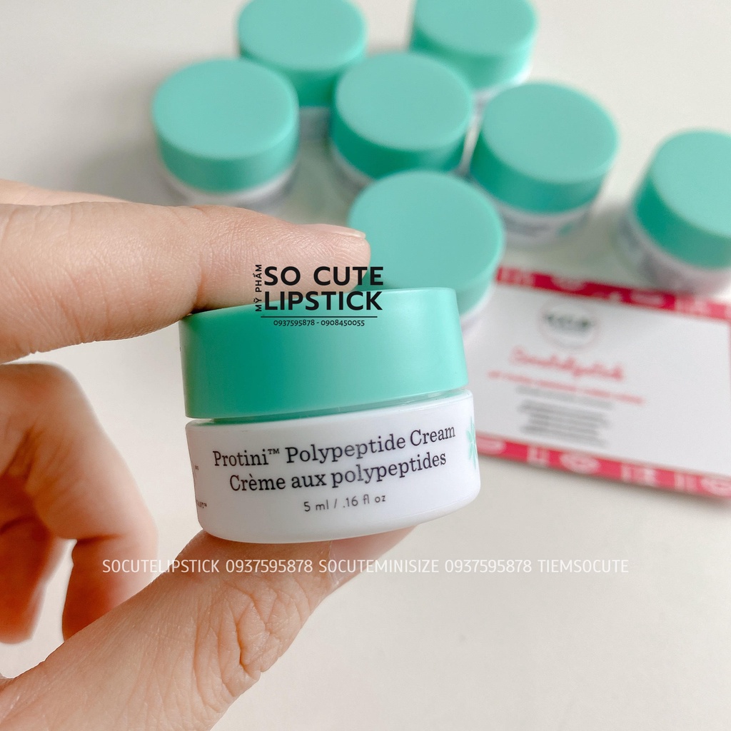 SAMPLE GÓI 1.5ML - Kem Dưỡng Ẩm Drunk Elephant Protini Polypeptide Moisturizer Mini 5ml