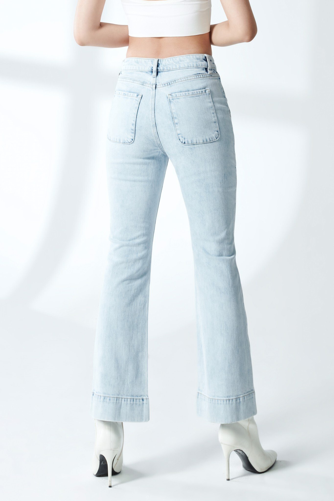 Quần jeans nữ dáng loe V-SIXTYFOUR - 220WD1084F3910