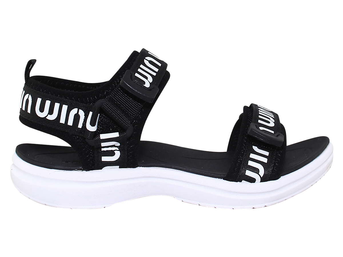 Sandal đế bằng bé gái Bita's SEFYG.02 (Đen hồng + Đen trắng + Đen xanh lá)