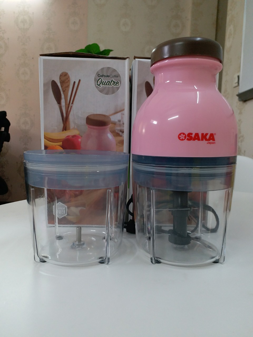 Cốc máy xay osaka (số2) nắp nâu dẹt