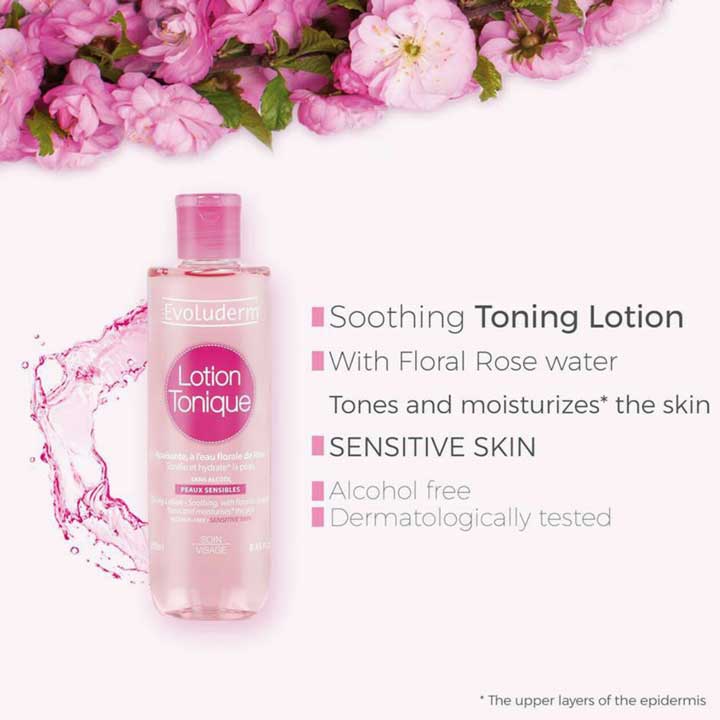 [HCM]nước hoa hồng evo-lu-derm 250ml
