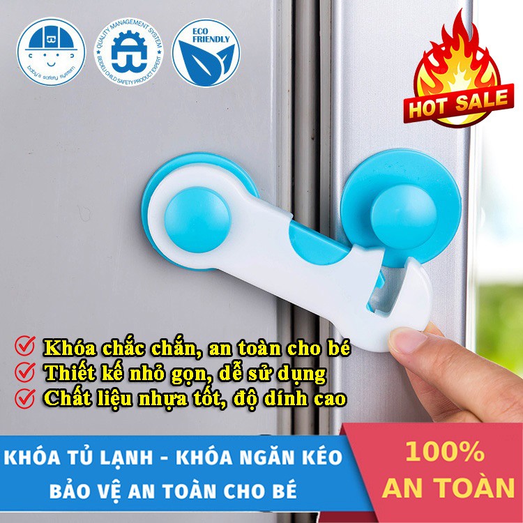 [HCM][Combo 5] Đai/Chốt Khóa Tủ Lạnh Ngăn Kéo Đồ Đa Năng An Toàn Cho Be Trẻ Nhỏ