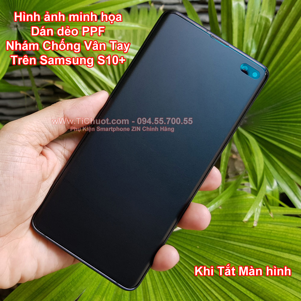 Miếng dán PPF chống vân tay mặt trước cho Samsung Galaxy S10 plus