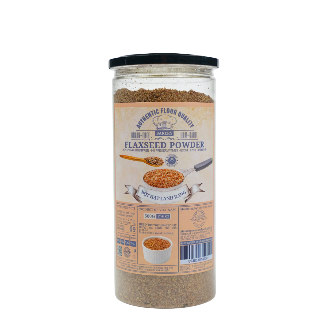 Bột Hạt Lanh và Hạt Lanh Nâu - FLAXSEEDS The Nuts Valley