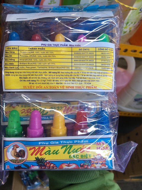 Màu Nước Thực Phẩm, Nguyên Liệu Slime